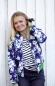 Preview: Softshell - Fiete - Blumen - blau